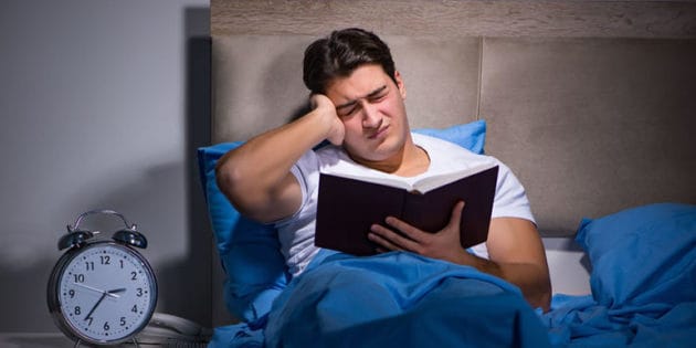 Reading in bed